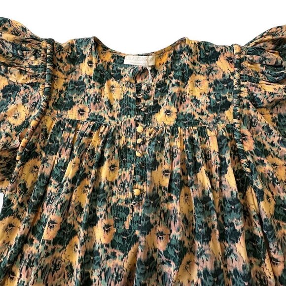 Ulla Johnson Elaine Mini Dress, Begonia Floral Printed, With Belt,‎ Size 8, NWT - Picture 13 of 16
